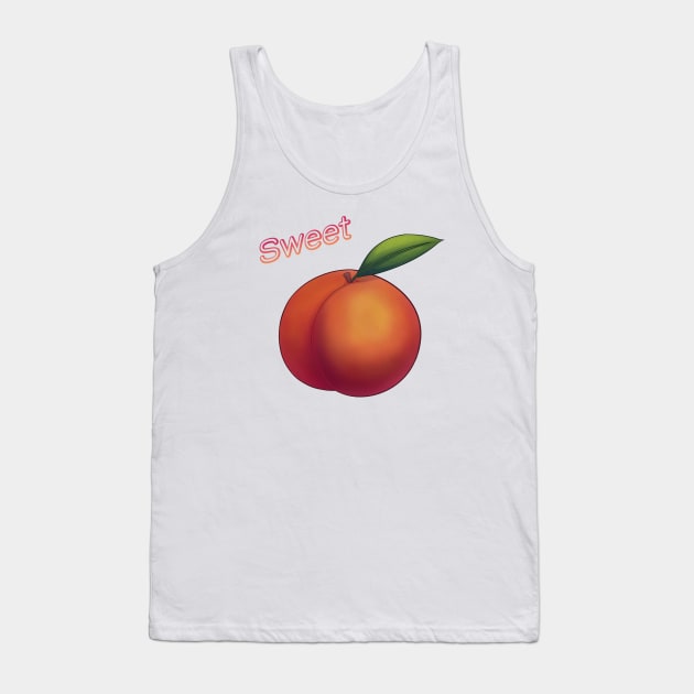 Sweet Peach Tank Top by ColonelBaconBits